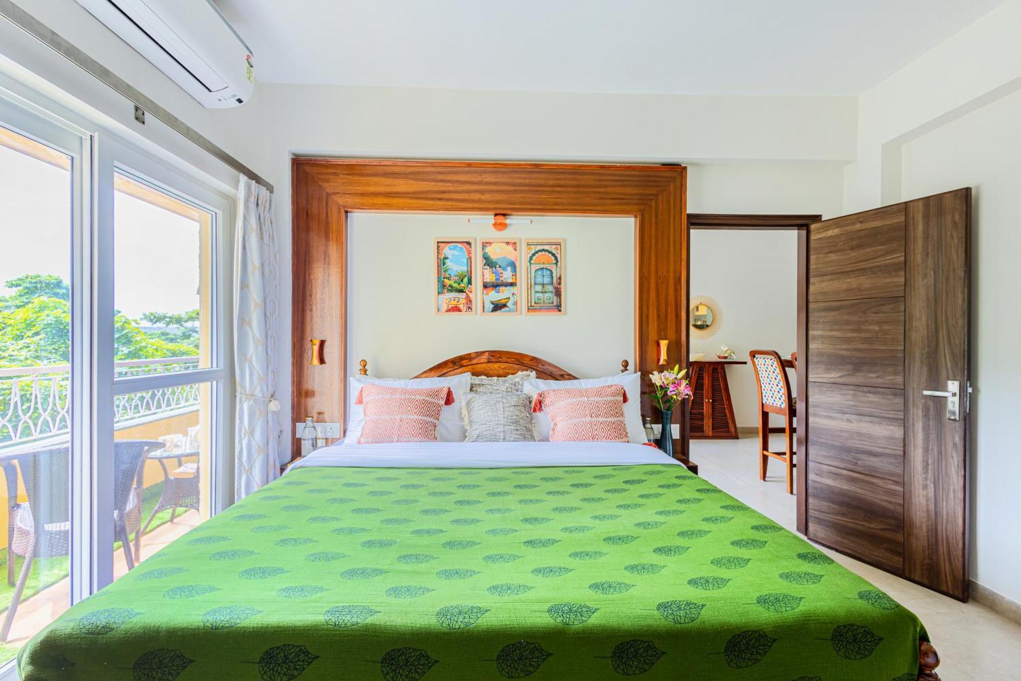 Alaya Stays 1 Bhk With Balcony & Pool - Veera Marina Кандолім Екстер'єр фото