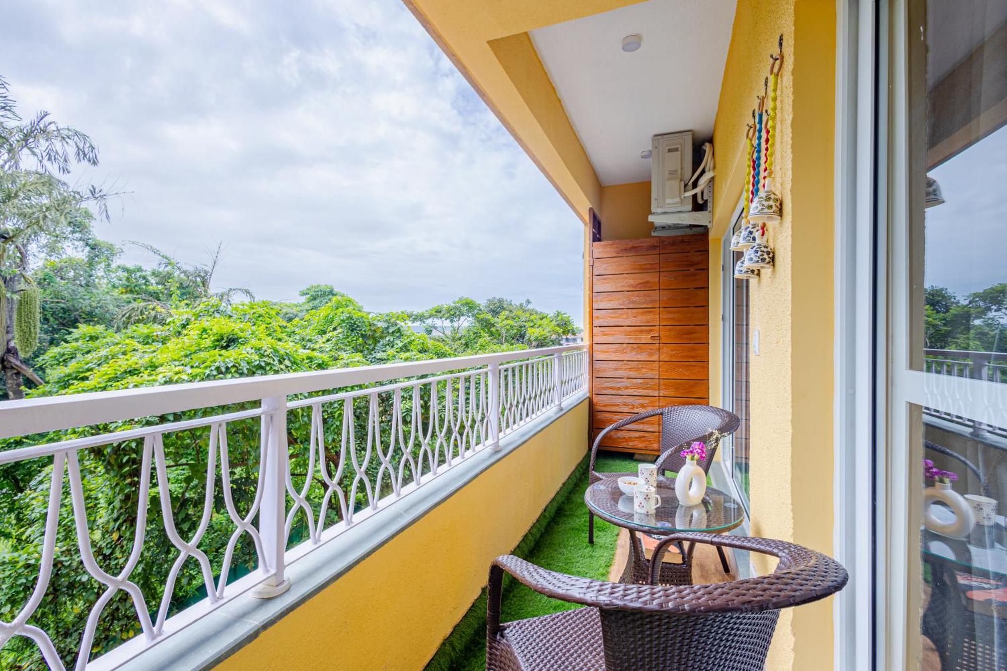 Alaya Stays 1 Bhk With Balcony & Pool - Veera Marina Кандолім Екстер'єр фото
