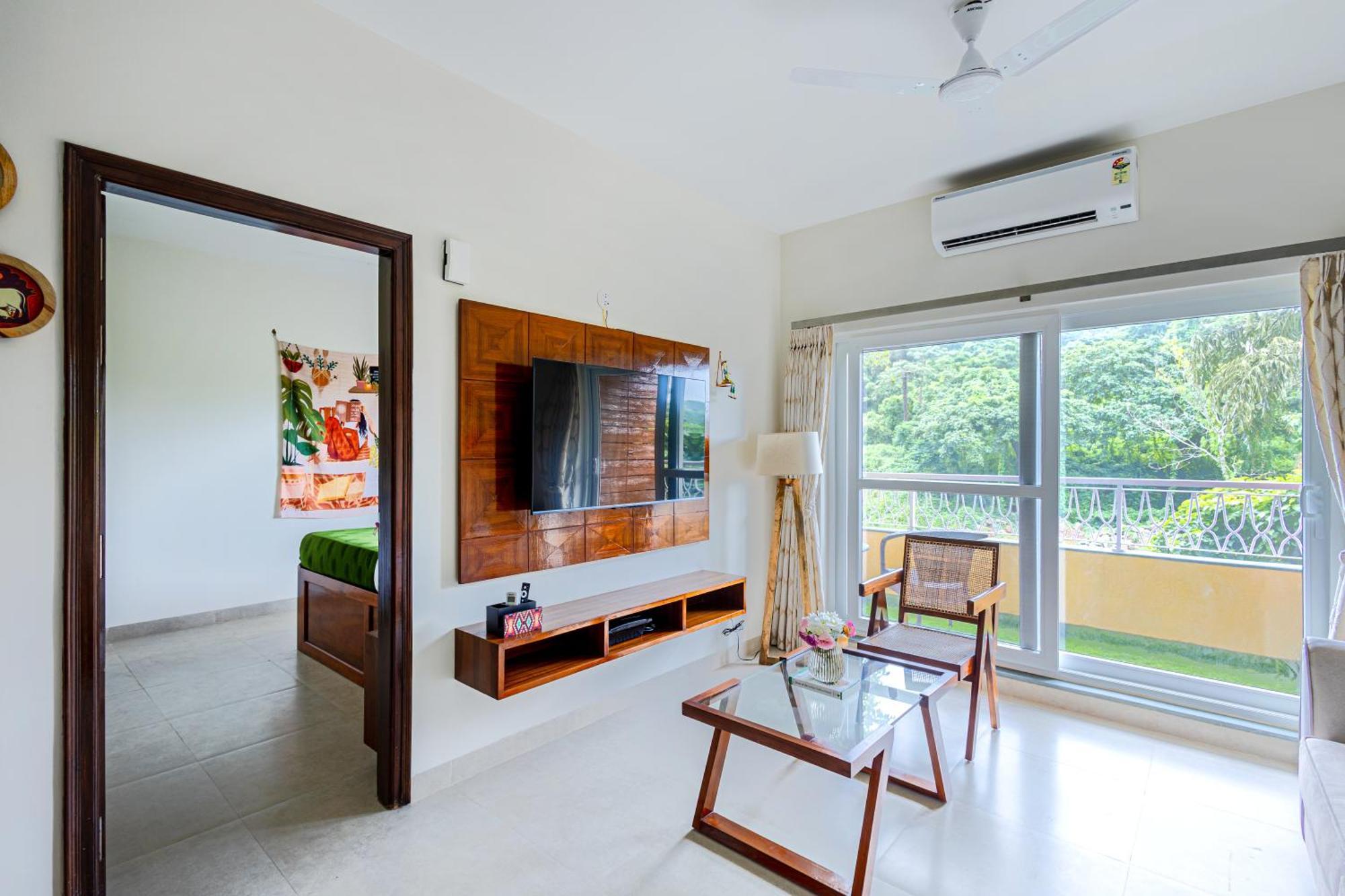 Alaya Stays 1 Bhk With Balcony & Pool - Veera Marina Кандолім Екстер'єр фото