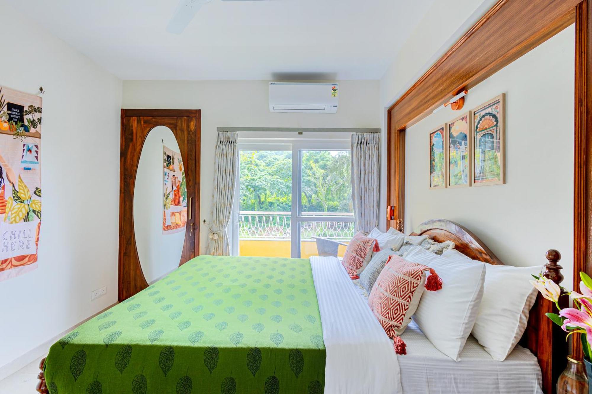 Alaya Stays 1 Bhk With Balcony & Pool - Veera Marina Кандолім Екстер'єр фото
