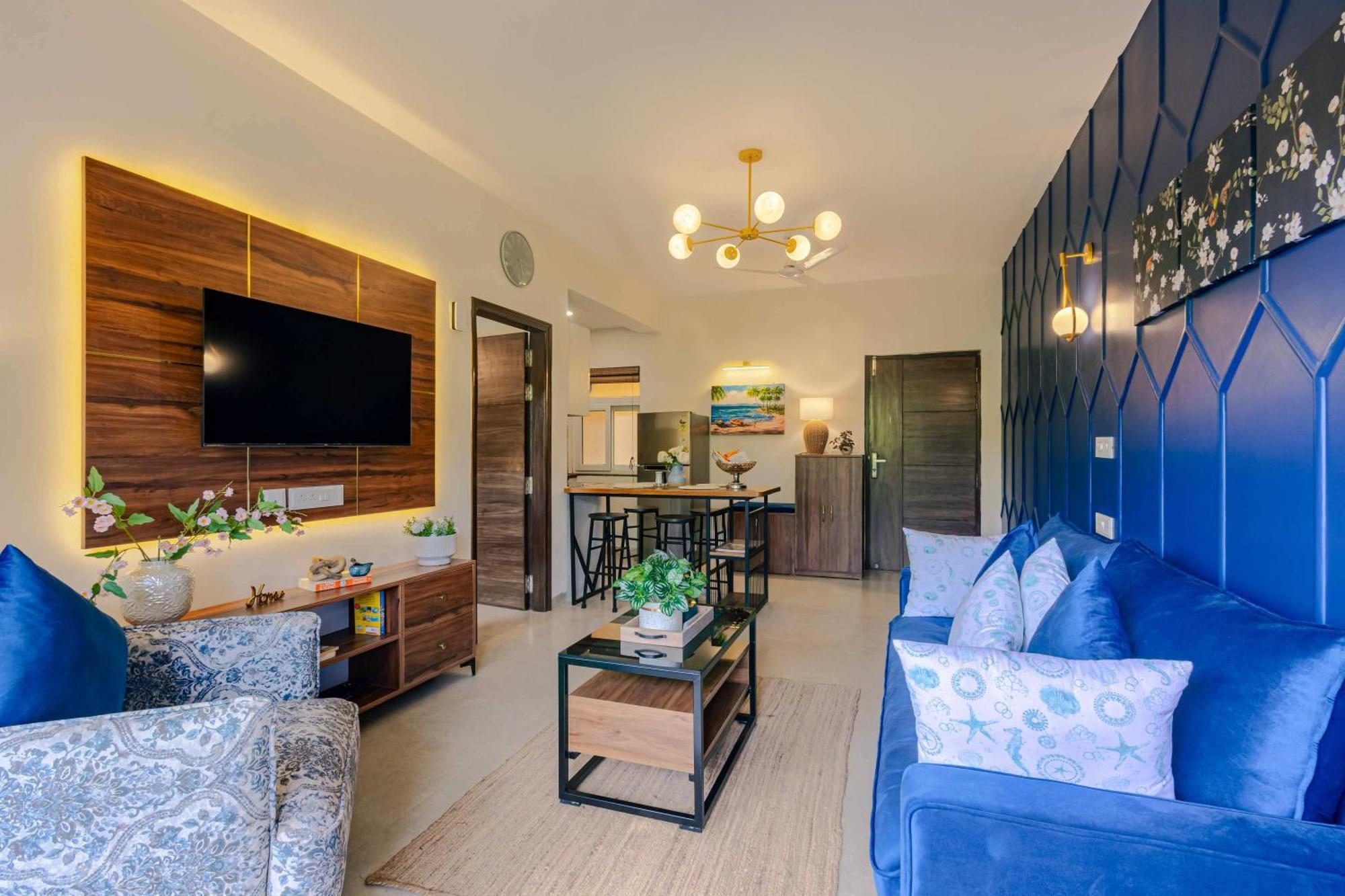 Alaya Stays 1 Bhk With Balcony & Pool - Veera Marina Кандолім Екстер'єр фото