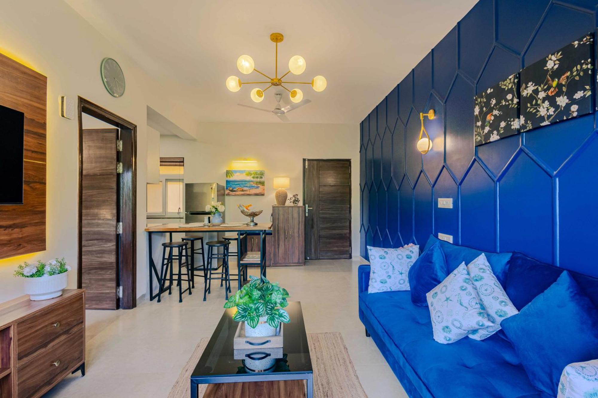 Alaya Stays 1 Bhk With Balcony & Pool - Veera Marina Кандолім Екстер'єр фото